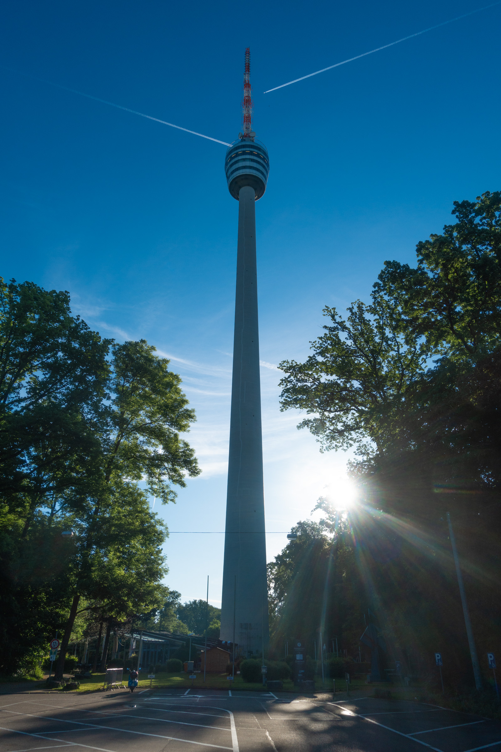Stuttgart TV Tower - our turnpoint and CP 2